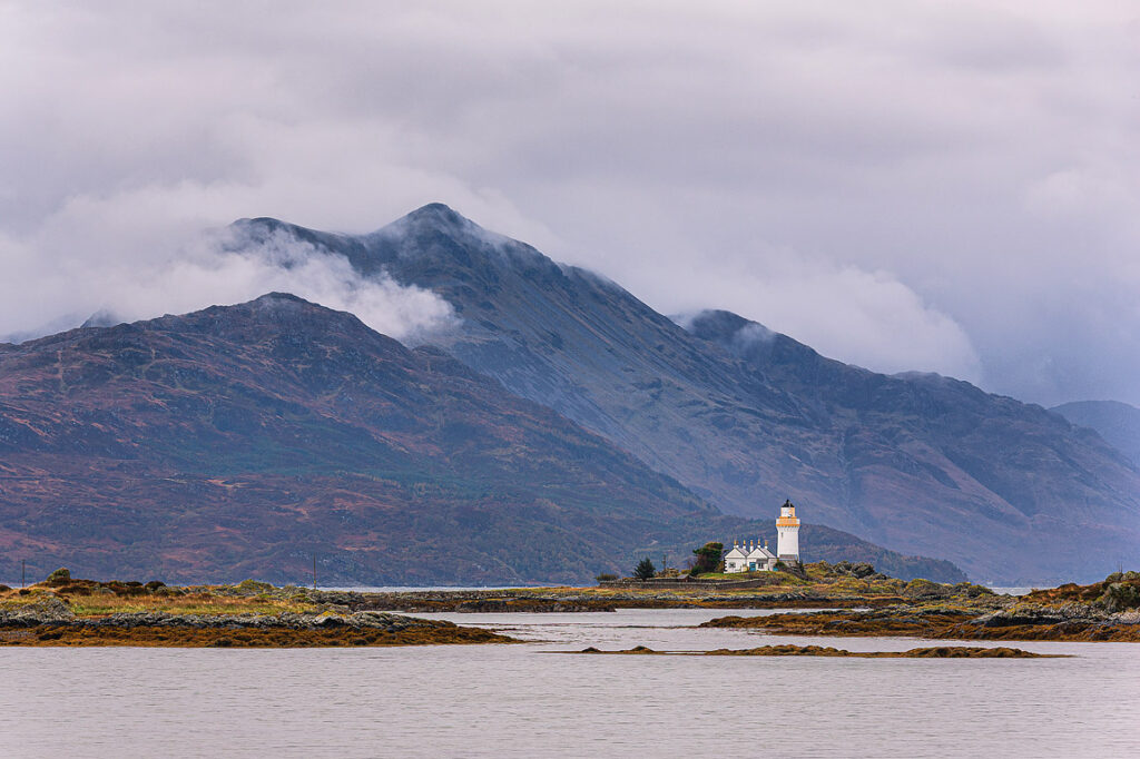 Eilean sionnach lighthouse, isle of skye, scotland 8340