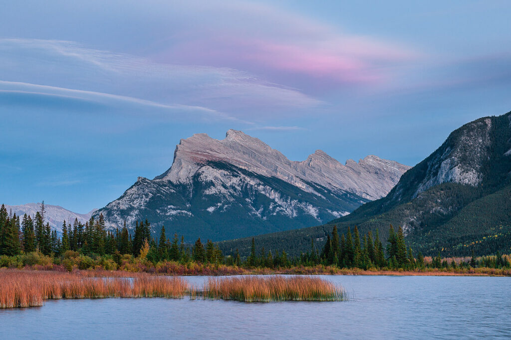Vermilion lake and mount rundle 1531