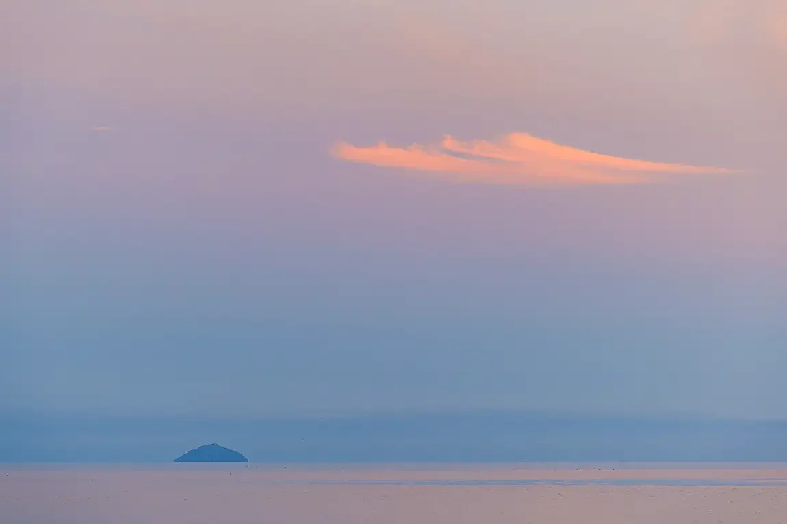 Ailsa craig from troon, south ayrshire, scotland